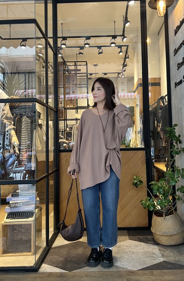 Nn106.類針織over慵懶t 