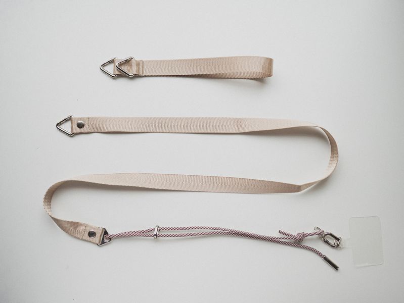 閃光系 | CRUSH - 沙漠鈦 * 金色 沙色 尼龍 傘繩 手機背帶 phone-strap 交換禮物 可拆式背帶 女友禮物 女生禮物 情人節禮物 手機掛繩 手機繩