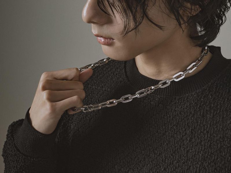 Unisex | 極晝系 - 長光 * 不銹鋼 粗鏈 中性 粗獷 項鍊 不銹鋼 交換禮物 男 禮物 男友禮物 男生禮物 男生項鍊 項鍊 項鍊 男