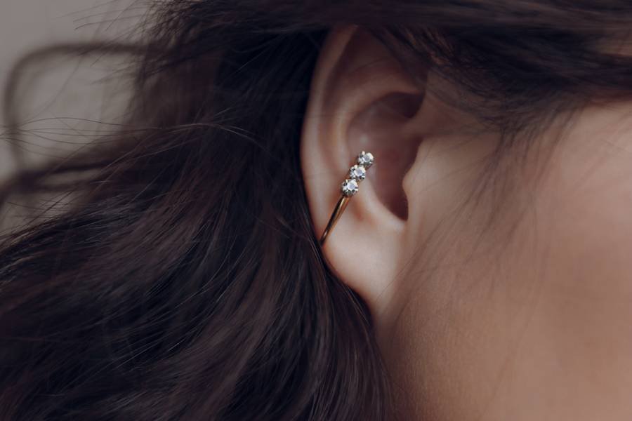 PURE系列 - 朝露 三色 * Fairy ear cuff earring cuff