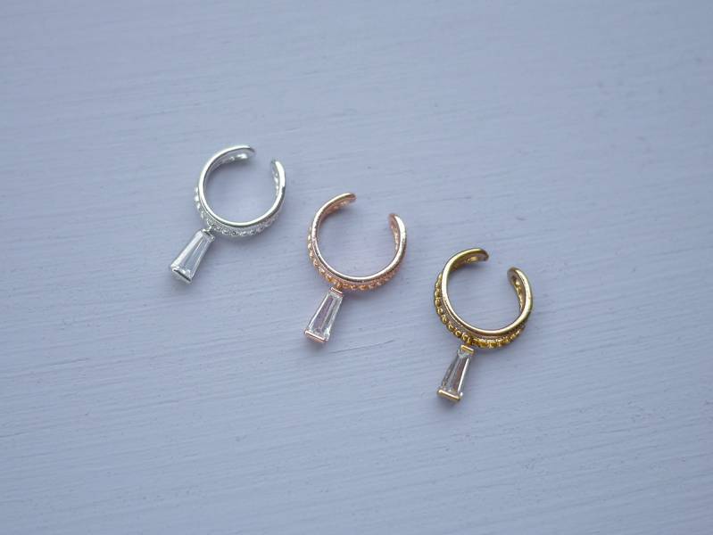 Telepathy - Extrasensory perception ear cuff* 3 colours 幾何 迷你 耳骨夾