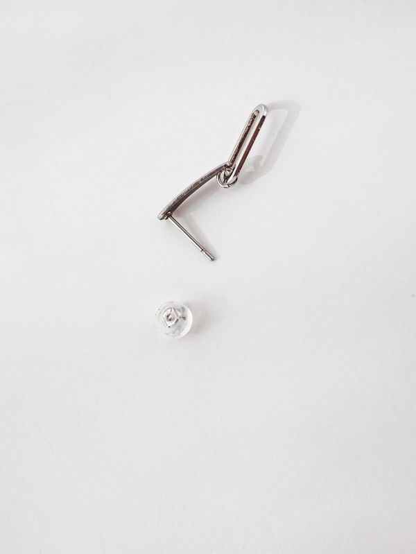 Unisex | 極晝系 - 換日線 * 不銹鋼 中性 耳環 不銹鋼 不銹鋼耳環 交換禮物 幾何項鍊 男禮物 男友禮物 男生耳環 男生禮物 耳環