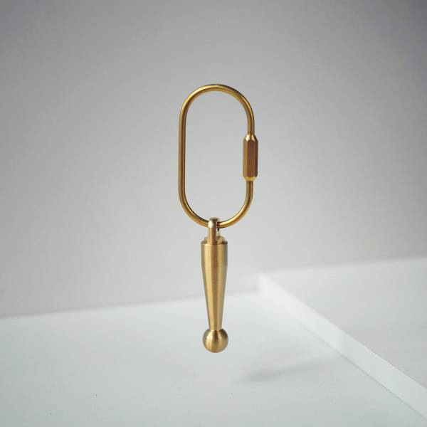 NoTouch - Brass antimicrobial button presser/ key ring 防疫 禮物防疫專區殺菌防疫指尖 防疫手指居家 防疫 商品電梯 門鈴 按鈕 零接觸黃銅 防疫 殺菌 鑰匙圈隨身 防疫 小物防疫飾品 抗菌