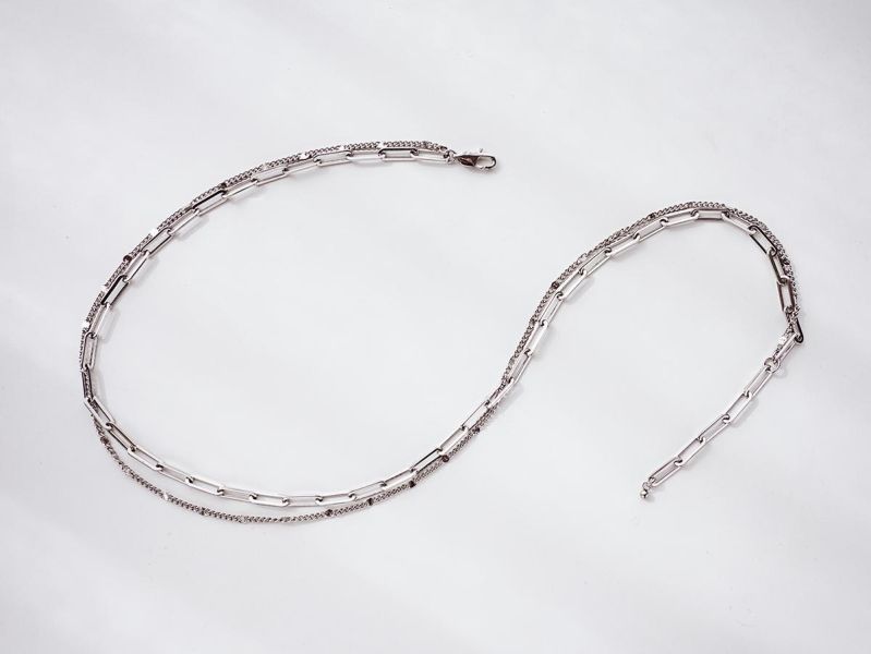 Unisex | 極晝系 - 換日線 * 不銹鋼 中性 項鍊 不銹鋼 不銹鋼項鍊 交換禮物 幾何項鍊 男禮物 男友禮物 男生手鍊 男生禮物 項鍊