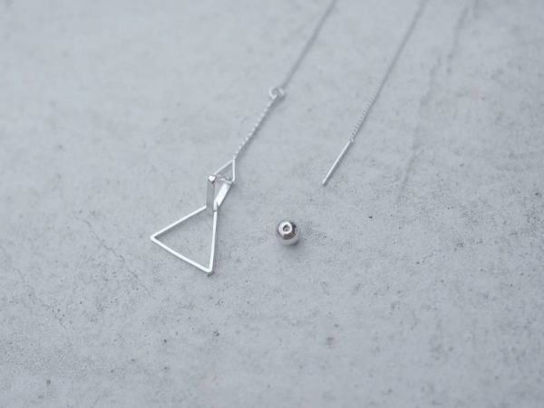 Alchemy Series – Triangle sum theorem dangle earrings Alchemy Series Triangle sum theorem dangle earrings