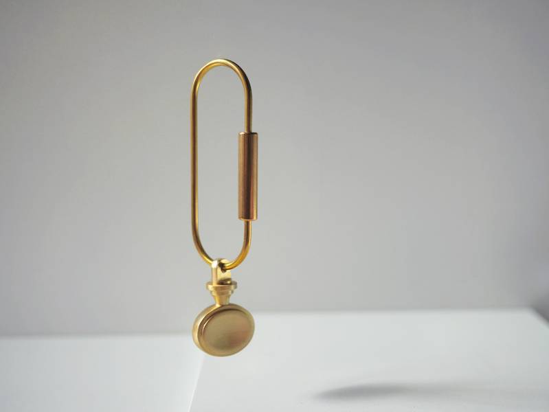 NoTouch - Brass antimicrobial button presser/ key ring 防疫 禮物防疫專區殺菌防疫指尖 防疫手指居家 防疫 商品電梯 門鈴 按鈕 零接觸黃銅 防疫 殺菌 鑰匙圈隨身 防疫 小物防疫飾品 抗菌