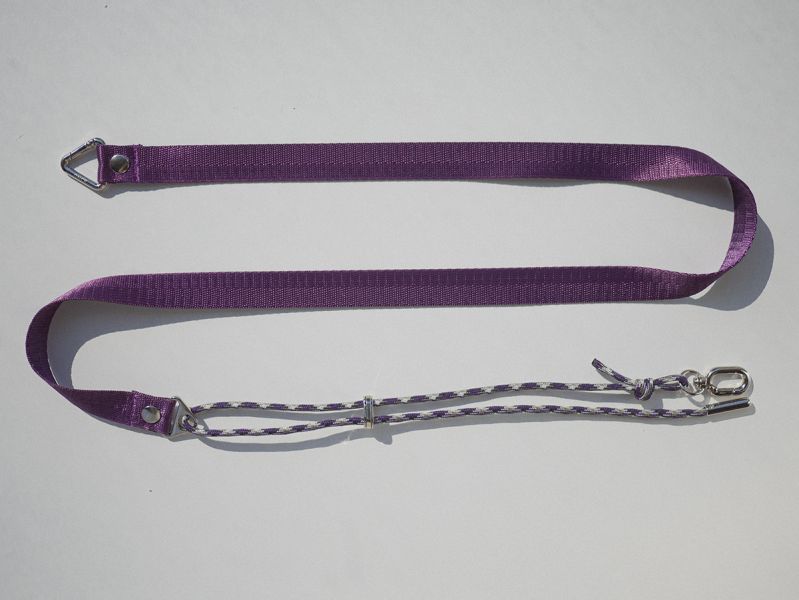 閃光系 | CRUSH - 紫羅蘭 * 紫色 金屬色 尼龍 傘繩 手機背帶 phone-strap 交換禮物 可拆式背帶 女友禮物 女生禮物 情人節禮物 手機掛繩 手機繩
