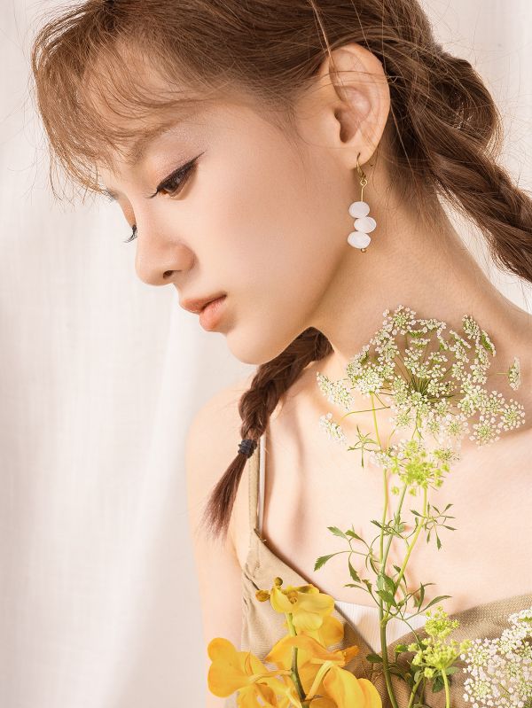 汐語系 | 潤白 - 渡假風 夏日 海灘 貝殼 黃銅 抗敏耳環 女友禮物 抗敏耳環 生日禮物 耳夾 耳環 貝殼 黃銅 黃銅耳環