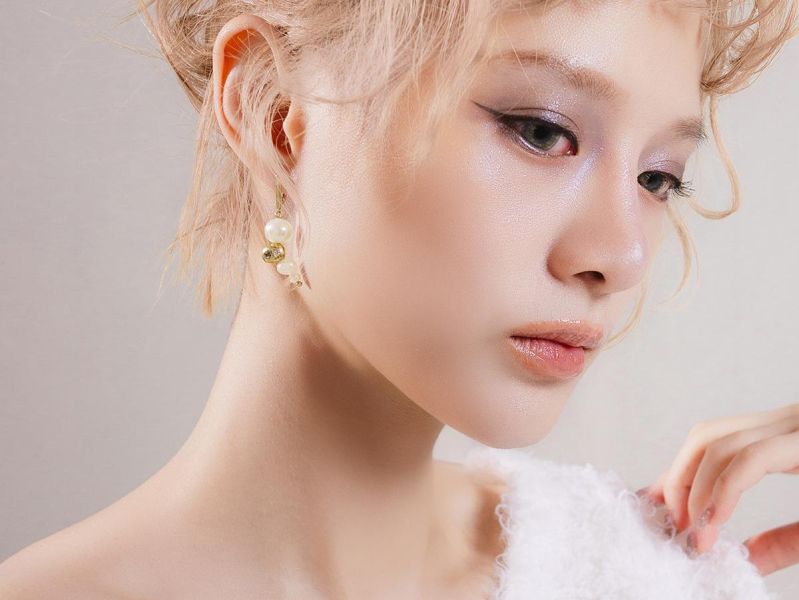 暮光系 - 泡泡沫金 * 黃銅 珍珠 海洋 泡沫 海流 漂浮 耳環 交換禮物 婚禮小物 情人節禮物 淡水珍珠 珍珠 珍珠耳環 生日禮物 耳夾