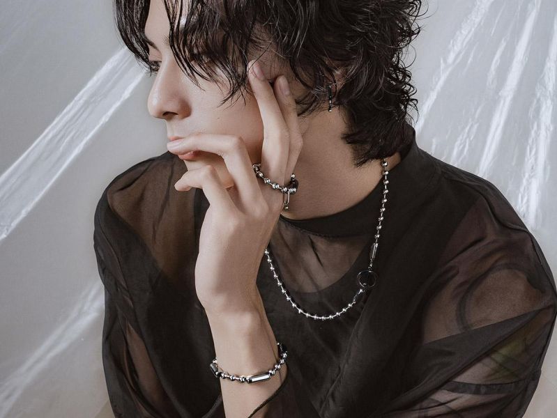 Unisex | 極晝系 - 靜日 * 不銹鋼 圓珠 中性 個性 幾何 雙指戒 不銹鋼 交換禮物 戒指 男戒指 男禮物 男友禮物 男生戒指 男生禮物