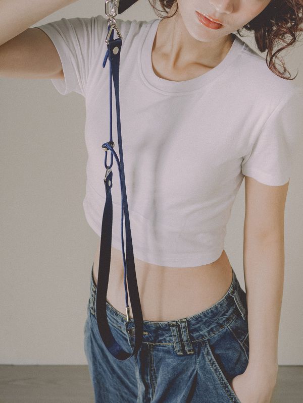 閃光系 | CRUSH - 湛海藍 * 藍色 尼龍 手機背帶 phone-strap 交換禮物 可拆式背帶 女友禮物 女生禮物 情人節禮物 手機掛繩 手機繩