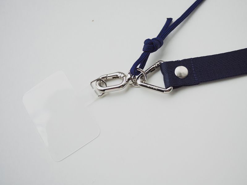 閃光系 | CRUSH - 湛海藍 * 藍色 尼龍 手機背帶 phone-strap 交換禮物 可拆式背帶 女友禮物 女生禮物 情人節禮物 手機掛繩 手機繩