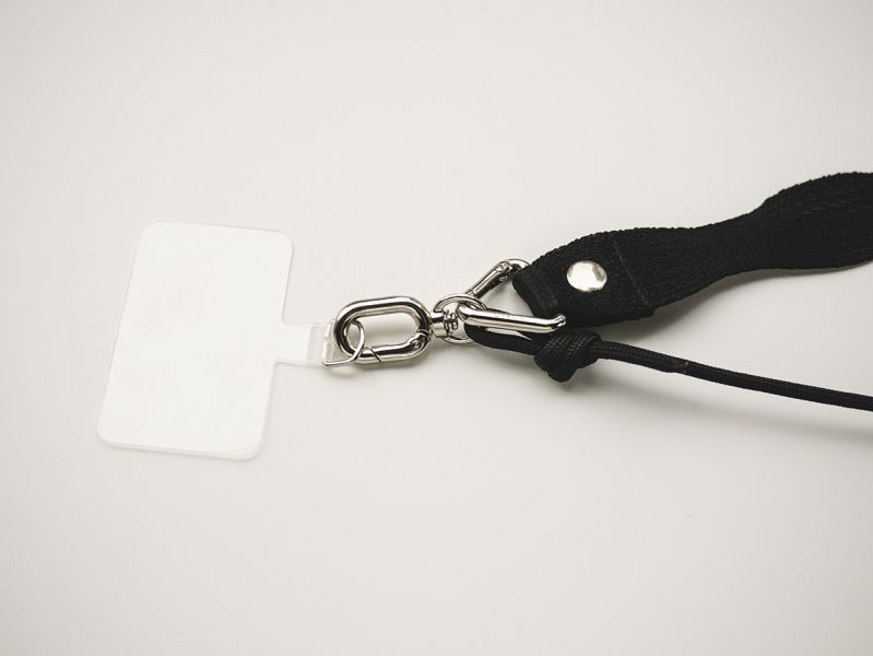 閃光系 | CRUSH - 黑潮 * 黑色 波浪 金屬色 尼龍 傘繩 手機背帶 phone-strap 交換禮物 可拆式背帶 女友禮物 女生禮物 情人節禮物 手提腕帶 手機掛繩