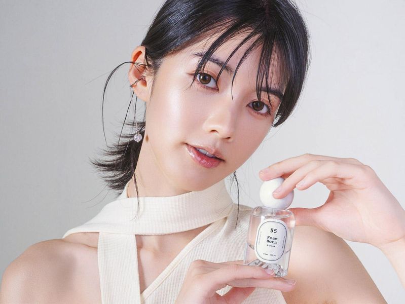 NO.55 Foam Born - 泡沫化身 * 銀色 耳骨夾 淡香水 香水飾品套組 耳夾 耳窩夾 香水 生日禮物 交換禮物 情人節禮物 女友禮物 女生禮物 香氛