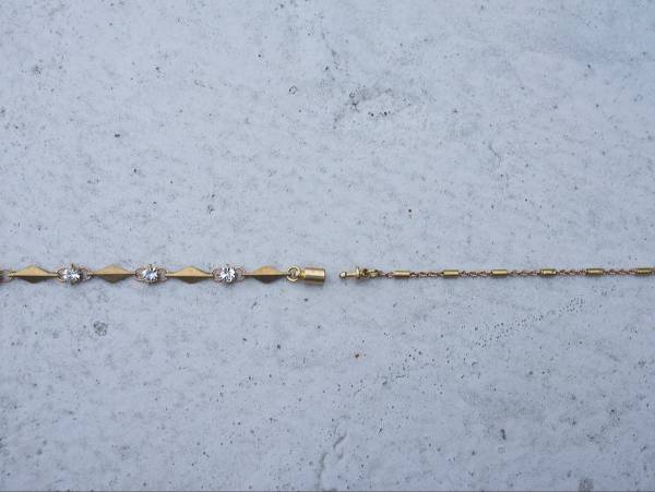 twilight series - thin light bracelet brass bracelet