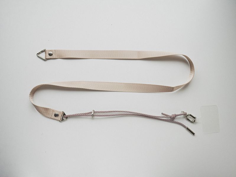 閃光系 | CRUSH - 沙漠鈦 * 金色 沙色 尼龍 傘繩 手機背帶 phone-strap 交換禮物 可拆式背帶 女友禮物 女生禮物 情人節禮物 手機掛繩 手機繩