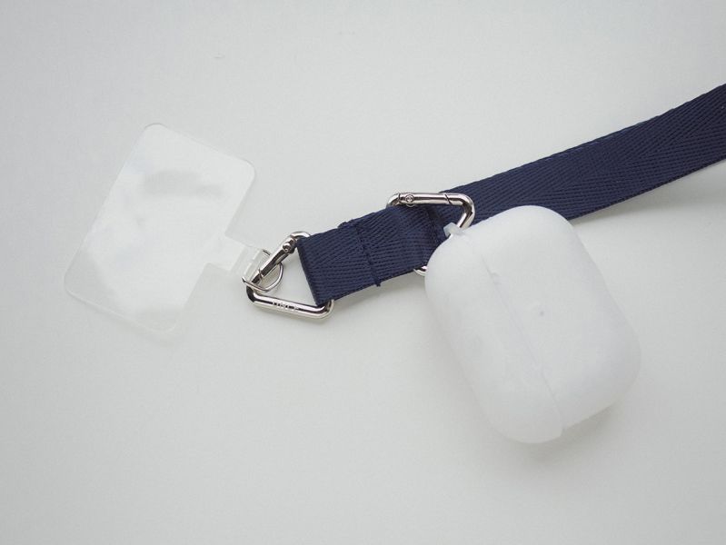 閃光系 | CRUSH - 湛海藍 * 藍色 尼龍 手機手帶 手機腕帶 phone-strap 交換禮物 可拆式背帶 女友禮物 女生禮物 情人節禮物 手機掛繩 手機繩