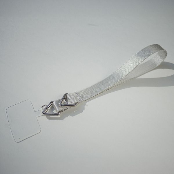閃光系 | CRUSH - 鈦原色 * 銀色 灰色 手機手帶 手機腕帶 phone-strap 交換禮物 可拆式背帶 女友禮物 女生禮物 情人節 禮物手機掛繩 手機繩