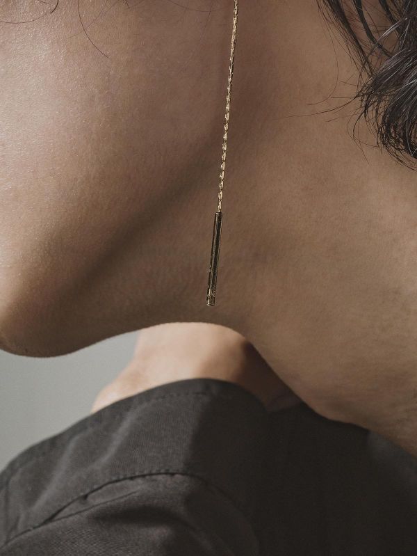 Unisex | 無訊號 - 靜頻 * 中性 簡約 個性 金色 耳骨夾 中性耳夾 交換禮物 幾何 無耳洞 生日禮物 耳骨夾 送禮 金色耳夾