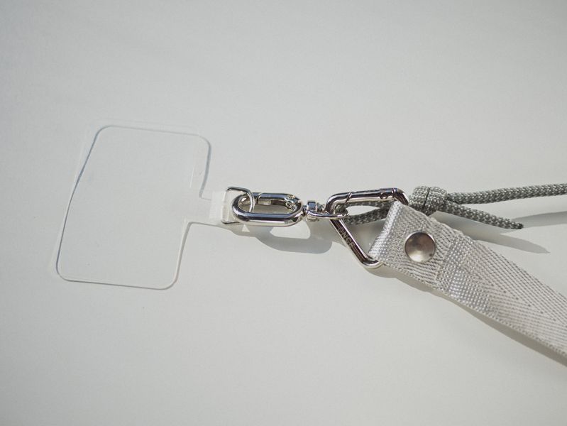 閃光系 | CRUSH - 鈦原色 * 銀色 金屬色 尼龍 傘繩 手機背帶 phone-strap 交換禮物 可拆式背帶 女友禮物 女生禮物 情人節禮物 手機掛繩 手機繩