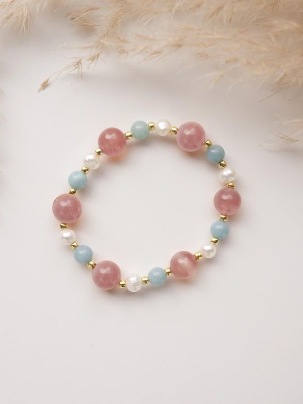 CIRRUS - 斑霞 * 鹽源瑪瑙 天河石 珍珠 舒壓療癒 自信希望 手串 交換禮物 婚禮小物 情人節禮物 招財水晶手環 生日禮物 畢業禮物 礦石開運