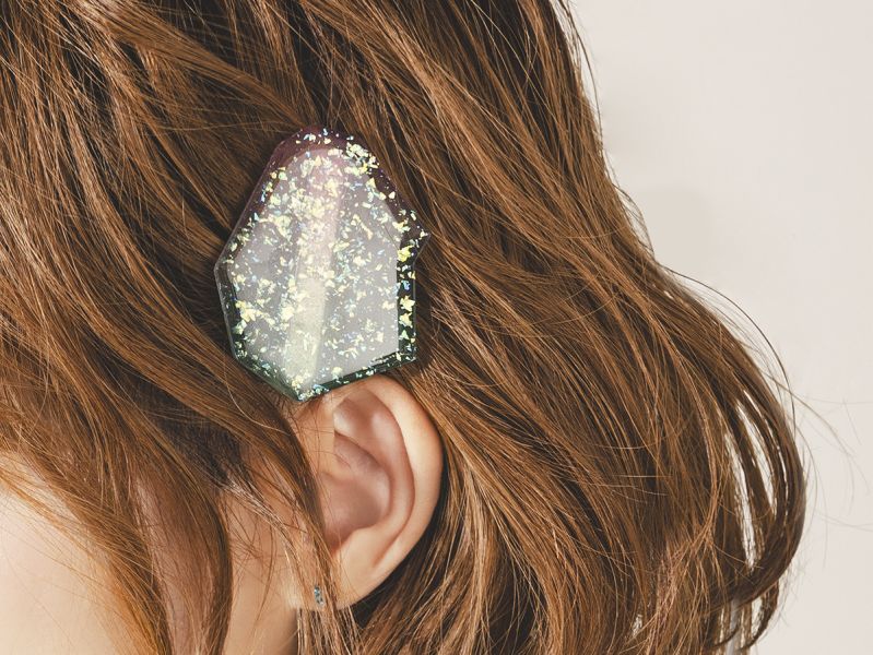 CRUSH | 琥珀糖 * 星球 幾何 壓克力 漸層 日系 可愛 髮飾 髮夾 