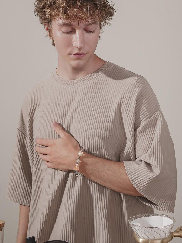 Unisex | Golden Hour - 初光 * 綠幽靈 黃水晶 水晶 手鍊 交換禮物 手鍊 男 招財 招財 手鍊 水晶手鏈 男 禮物 男友禮物 男生禮物 礦石手鍊