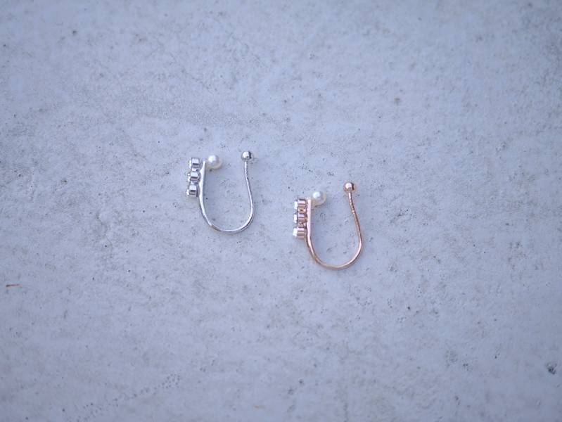 PURE系列 - 朝露 三色 * Fairy ear cuff earring cuff