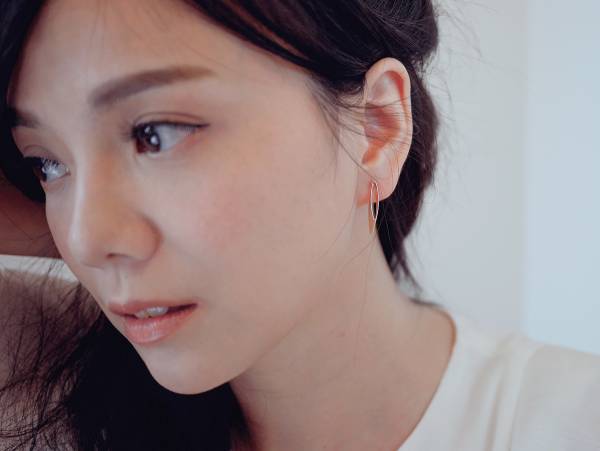 symmetrical - a pair of geo shapes earrings < once upon a time*earrings > symmetrical earrings