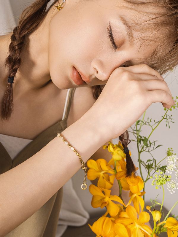 汐語系 | 潮夢 - 渡假風 夏日 海灘 貝殼 黃銅 抗敏 手鍊 女友禮物 手鍊 手鏈飾品 抗過敏 生日禮物 貝殼 黃銅 黃銅手鍊