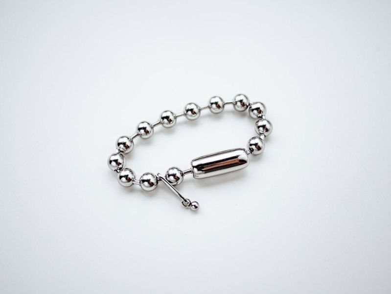 Unisex | 極晝系 - 靜日 * 不銹鋼 圓珠 中性 個性 幾何 雙指戒 不銹鋼 交換禮物 戒指 男戒指 男禮物 男友禮物 男生戒指 男生禮物