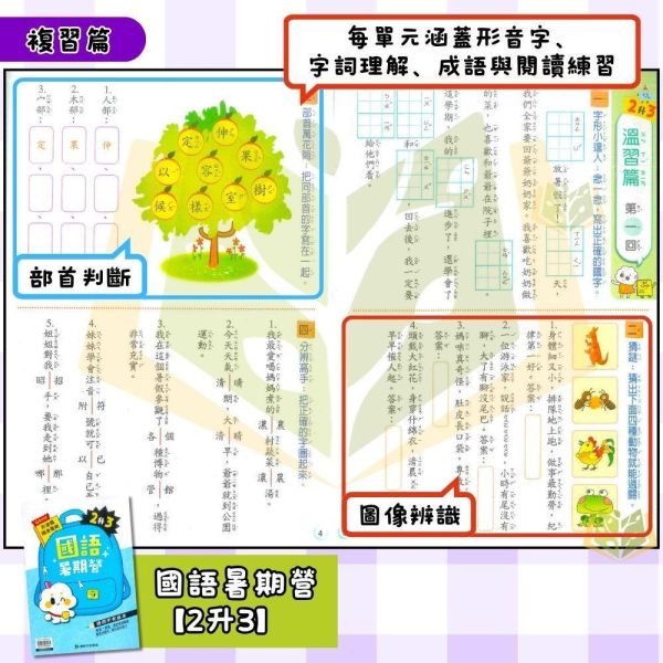 國小暑假先修｜康軒國小 國語暑期營/數學暑期營/國語數學暑期營｜ 綜合版 1~6年級( 附解答 ) 康軒教材,暑假作業,國小複習,國語暑期營,數學暑期營,國語數學,升年級先修,附解答,暑假練習本,國小教材