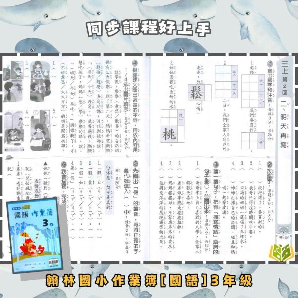 翰林國小 114下 作業簿《學生用/教師用》國小1~6年級 國語 數學 生活 自然 社會 翰林課堂練習、114下、國小學生用教材、教師用解答、國語、數學、自然、社會、生活、國小1~6年級