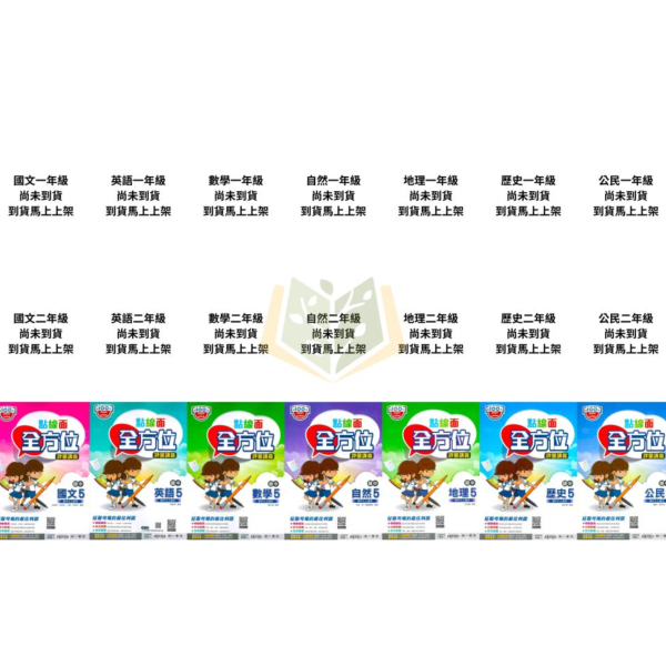 南一國中 講義 點線面 114上 國中1~3年級 國文 英語 數學 自然 地理 歷史 公民 附解答 
