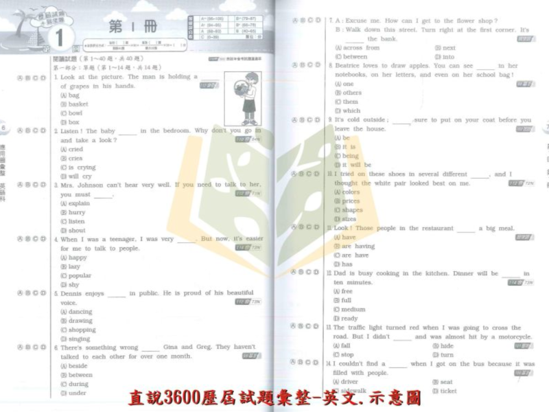 116國中會考 高升鑫【3600】歷屆試題彙整+全科模擬試題｜國文/英語/數學/自然/社會 附解答 直說3600、歷屆試題彙整、會考模擬試題、國中會考、116會考複習、國三總複習、全科題庫、國英數自然社會、模擬考必備、會考總複習、附解答、國中教材、考前衝刺講義。