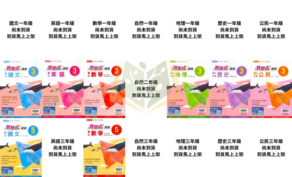 【教學式】標準講義 115上 國中7~9年級｜國文/英語 數學/自然/歷史/地理/公民｜康軒/翰林/南一｜附解答 翰林講義, 國中講義, 教學式講義, 國一, 國二, 國三, 國文, 英語, 數學, 自然, 地理, 歷史, 公民, 附解答, 115上, 7年級, 8年級, 9年級, 補習班教材, 基礎適中