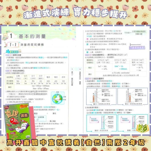 高升鑫國中【直說講義】標準講義 115上 國中7~9年級｜英語/數學/自然｜適用康軒/翰林/南一｜附解答 高升鑫直說講義、115上、國中7-9年級、英語數學自然、三版適用、附解答、國中講義、標準講義、課後複習