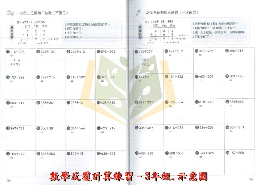 世一國小 數學系列 數學反覆計算練習 數學反覆應用練習 國小數學 1~6年級 附解答【國小數學輔材】 