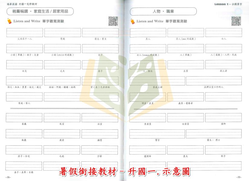 瑞華國小 英語 字母正音自然發英書 暑假銜接教材 幼升1~升國一【國小暑假先修】 