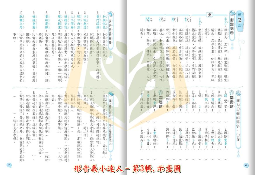 翰林國小 形音義小達人 國小國語 基礎篇 第1輯~第4輯 低年級 中年級 高年級 附解答【國小國語輔材】 