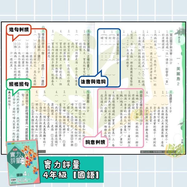 翰林國小 115上｜【實力評量】｜國小1~6年級｜國語/數學/生活/自然/社會｜附練習簿/解答 翰林國小115上,實力評量,國小評量,國語評量,數學評量,生活評量,自然評量,社會評量,練習簿,附解答