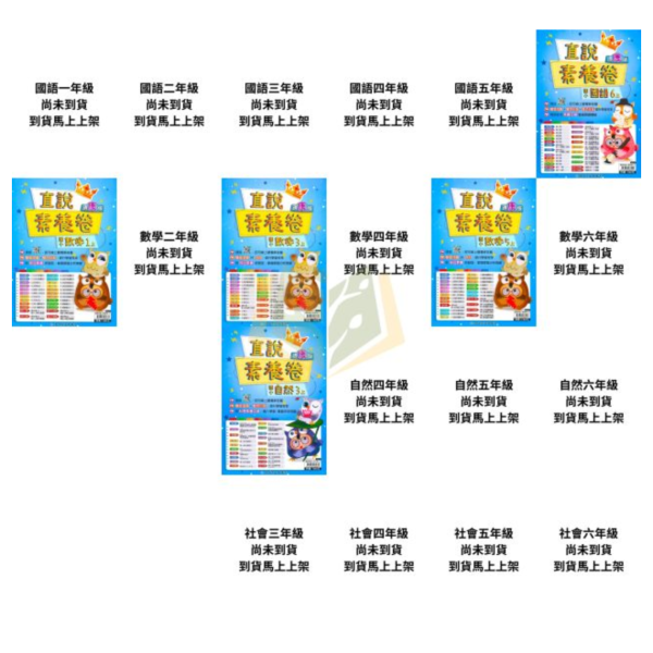 高升鑫國小 國小測驗卷 直說測驗卷 適用康軒 翰林 南一 114上 國小1~6年級 國語 數學 自然 社會 雙面試題 附解答 