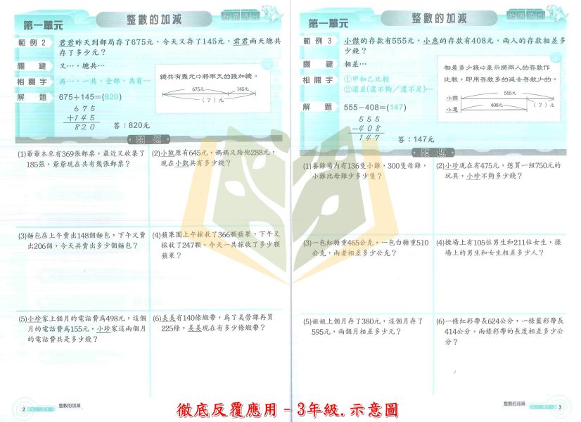 百世國小 數學系列 徹底反覆計算 徹底反覆應用 1~6年級【國小數學輔材】 