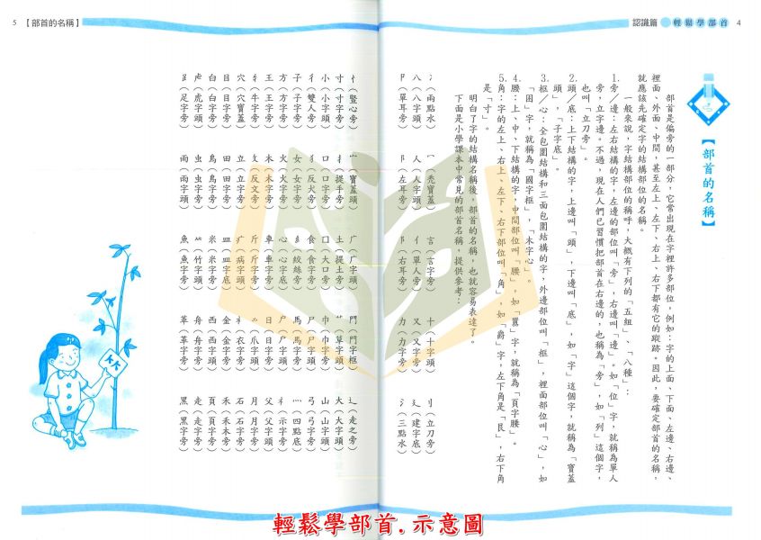 螢火蟲國小 輕鬆學部首 詞類辨析指引【國小國語輔材】 