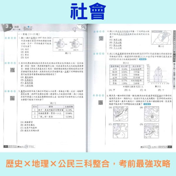 115國中會考 南一【3688】應用題彙編｜國文/英語/數學/自然/社會/英聽/套書 附解答 國中會考、3688應用題彙編、英聽應用題、五科重點整理、115年會考、模擬試題、國中複習、課綱對應、會考複習書、自學教材、補習用書