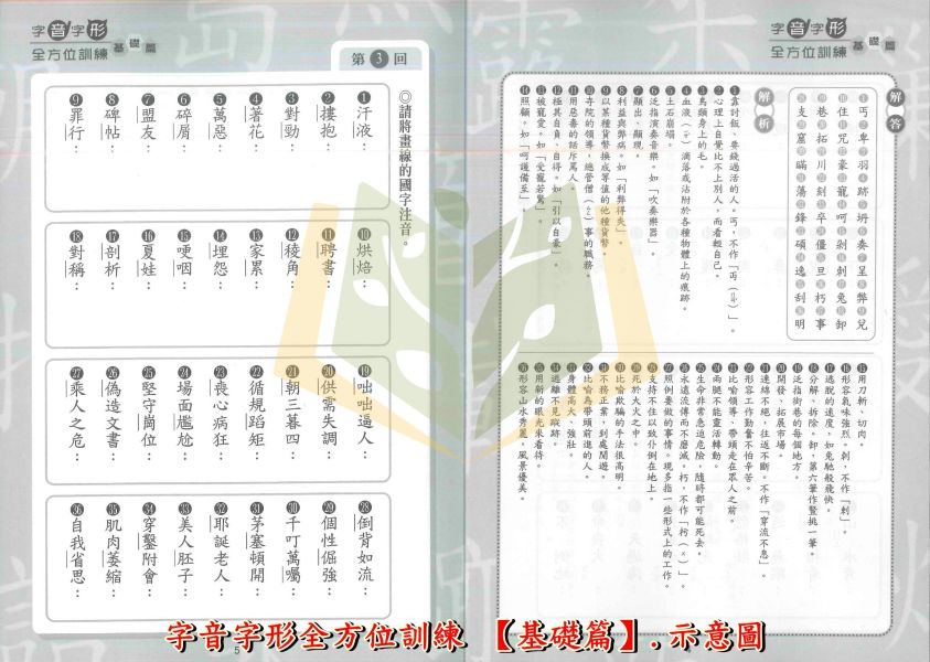 螢火蟲國小 字音字形全方位訓練 基礎篇 進階篇 深度篇【國小國語輔材】 