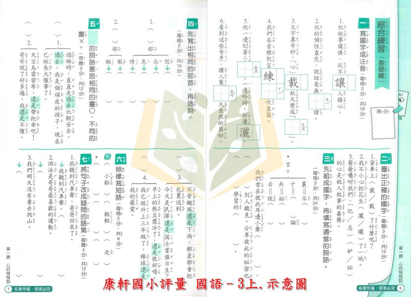 康軒國小 114上 最新版 國小評量《學習評量》國小1~6年級 國語 數學 生活 自然 社會 附練習簿/解答 114上, 康軒國小, 國小評量, 自修式評量, 國語, 數學, 自然, 社會, 生活, 1~6年級, 練習簿, 附解答, 課後練習