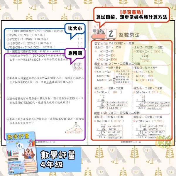 高升鑫國小【數學評量】國小評量 講義式評量 適用康軒/翰林/南一 115上 國小1~6年級｜附解答＋語文玩很大＋K故事玩成語｜ 高升鑫, 115上, 114下國小評量, 數學, 語文玩很大, K故事, 玩成語, 康軒, 翰林, 南一, 附解答, 試題演練, 國小1~6年級, 加強練習