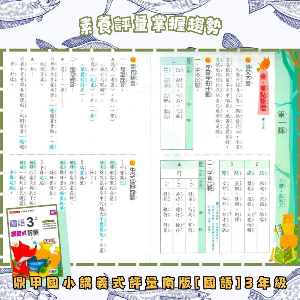 鼎甲國小 115上｜【講義式評量】｜適用南一版｜國小1~6年級｜國語/數學/生活/自然/社會｜附解答＋5回月考複習卷 鼎甲國小115上,講義式評量,南一版,國小評量,國語評量,數學評量,生活評量,自然評量,社會評量,月考複習卷,附解答