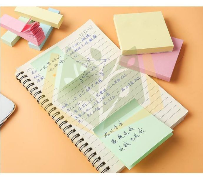 文具【便利貼】多款尺寸 一包100入｜莫蘭迪色五色合一 彩色四色合一 索引貼 橫條款 